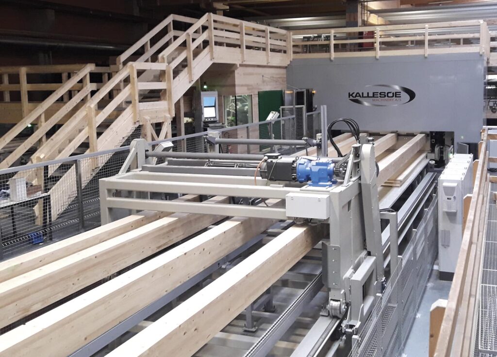 Kallesoe glulam press