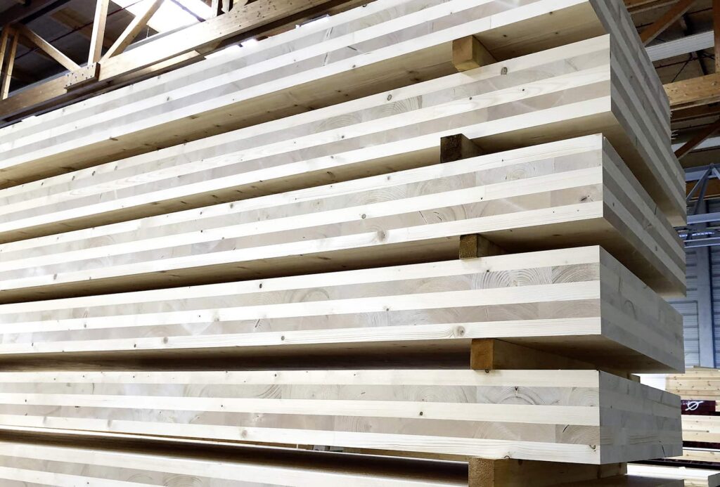 Kallesoe finished CLT panels