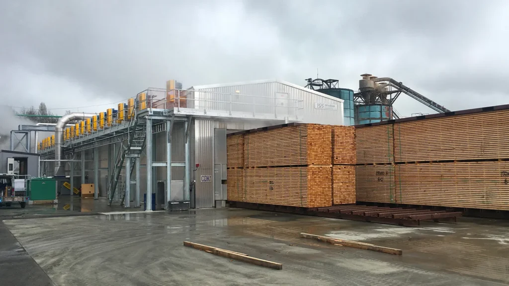Termolegno continuous wood drying kiln