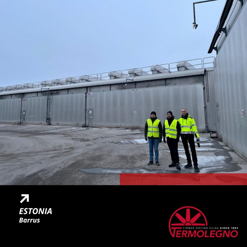 Termolegno wood drying kilns at Barrus
