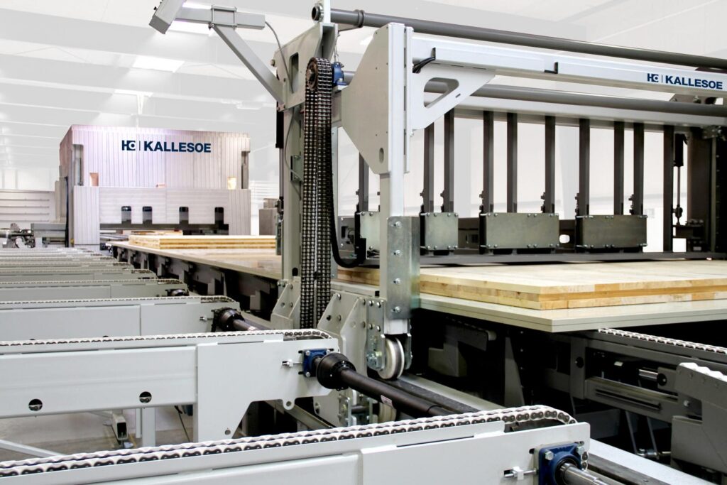 Kallesoe CLT panel press