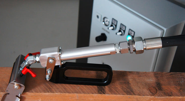 Complete Niemes manual glue application pistol and nozzle with changeable width